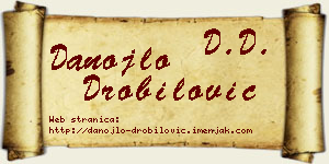 Danojlo Drobilović vizit kartica
